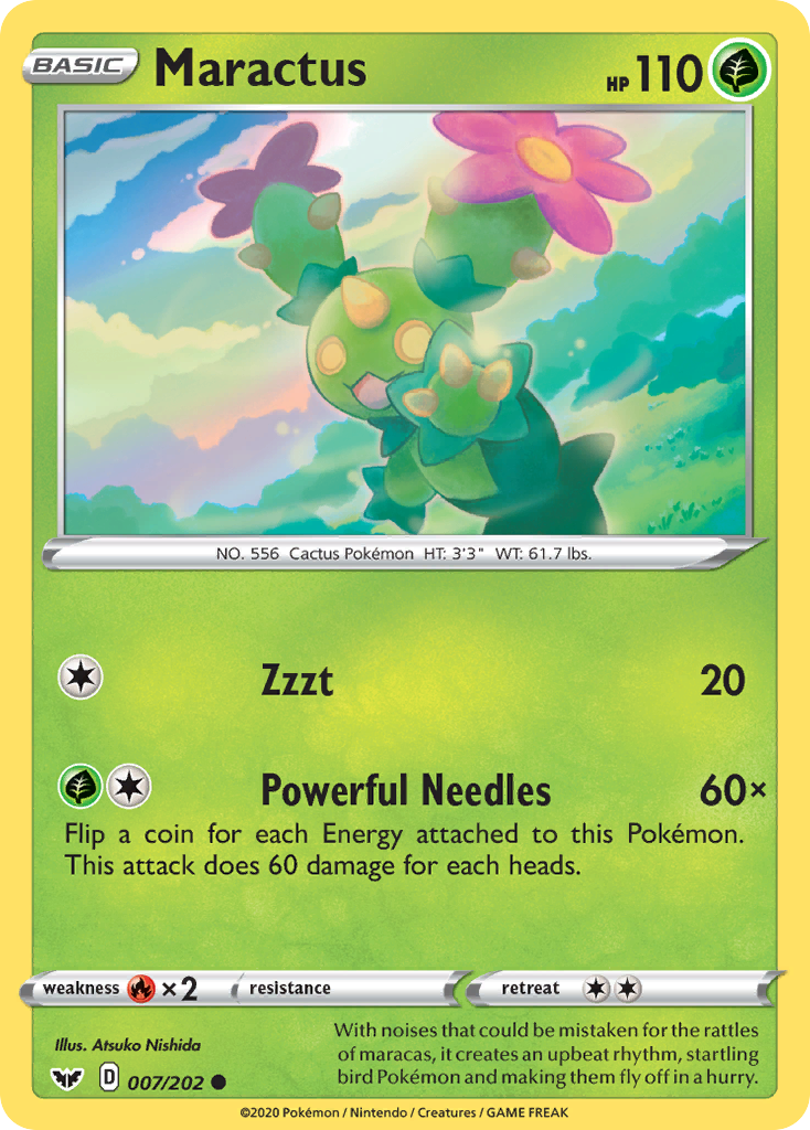 Sword & Shield Maractus #7/202